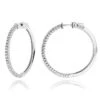 14K White Gold Diamond Hoop Earrings 1.2ct -Its Hot Jewelry Shop 14k gold diamond hoop earrings 126ct p 40994 wh