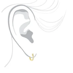 14K Yellow Gold Diamond Huggie Earrings 0.21ct -Its Hot Jewelry Shop 14k gold diamond huggie earrings 021ct p 40637 bodye