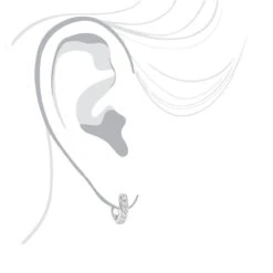 14K White Gold Diamond Huggie Earrings Hoops 1/2ct -Its Hot Jewelry Shop 14k gold diamond huggie earrings hoops 047ct p 6036 bodwh