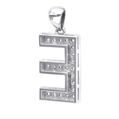 14K White Gold Diamond Initial Letter Pendant 0.33ct -Its Hot Jewelry Shop 14k gold diamond initial letter pendant 033ct p 20 backwh