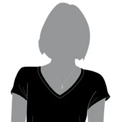 14K White Gold Diamond Initial Letter Pendant 0.33ct -Its Hot Jewelry Shop 14k gold diamond initial letter pendant 033ct p 20 bodwh