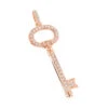 14K Rose Gold Diamond Key Pendant 0.42ct -Its Hot Jewelry Shop 14k gold diamond key pendant 042ct p 35150 ro