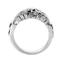 14K White Gold Diamond Men's Wedding Ring 1.19ct 5.5mm 8 14K White Gold Diamond Men's Wedding Ring 1.19ct 5.5mm -Its Hot Jewelry Shop 14k gold diamond mens wedding ring 119ct p 25624 back white 20220426