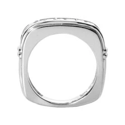 14K White Gold Diamond Men's Wedding Ring 1.54ct 8 14K White Gold Diamond Men's Wedding Ring 1.54ct -Its Hot Jewelry Shop 14k gold diamond mens wedding ring 154ct p 25569 back white 20220426