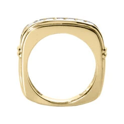 14K White Gold Diamond Men's Wedding Ring 1.54ct 9 14K White Gold Diamond Men's Wedding Ring 1.54ct -Its Hot Jewelry Shop 14k gold diamond mens wedding ring 154ct p 25569 back yellow 20220426