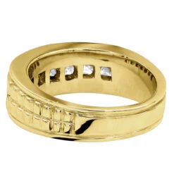 14K White Gold Diamond Men's Wedding Ring 2.10ct -Its Hot Jewelry Shop 14k gold diamond mens wedding ring 210ct p 25586 backye