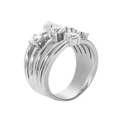 14K White Gold Diamond Right Hand Ring 0.95ct 8 14K White Gold Diamond Right Hand Ring 0.95ct -Its Hot Jewelry Shop 14k gold diamond right hand ring 095ct p 29730 back white