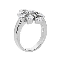 14K White Gold Diamond Right Hand Ring 1.30ct -Its Hot Jewelry Shop 14k gold diamond right hand ring 130ct p 29719 back white