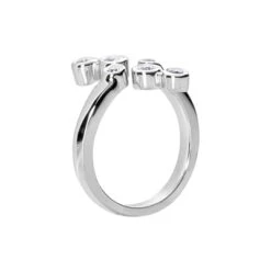 14K White Gold Diamond Right Hand Women's Ring 0.4ct 8 14K White Gold Diamond Right Hand Women's Ring 0.4ct -Its Hot Jewelry Shop 14k gold diamond right hand womens ring 030ct p 29760 back white