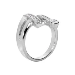 14K White Gold Diamond Right Hand Women's Ring 0.36ct 21.1mm 8 14K White Gold Diamond Right Hand Women's Ring 0.36ct 21.1mm -Its Hot Jewelry Shop 14k gold diamond right hand womens ring 036ct p 29805 back white