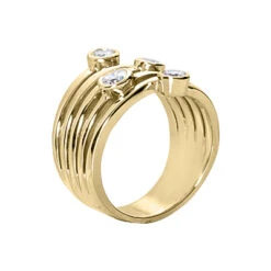 14K White Gold Diamond Right Hand Women's Ring 0.51ct 9 14K White Gold Diamond Right Hand Women's Ring 0.51ct -Its Hot Jewelry Shop 14k gold diamond right hand womens ring 051ct p 29792 back yellow