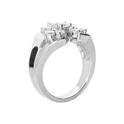14K White Gold Diamond Right Hand Women's Ring 0.67ct 8 14K White Gold Diamond Right Hand Women's Ring 0.67ct -Its Hot Jewelry Shop 14k gold diamond right hand womens ring 067ct p 29756 back white