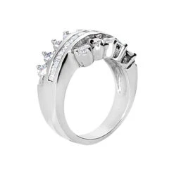 14K White Gold Diamond Right Hand Women's Ring 2ct -Its Hot Jewelry Shop 14k gold diamond right hand womens ring 2ct p 29794 back white