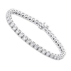 14K Yellow Gold Women's Diamond Tennis Bracelet Round Diamonds 9.72ct -Its Hot Jewelry Shop 14k gold diamond tennis bracelet round diamonds 972ct p 255 wh