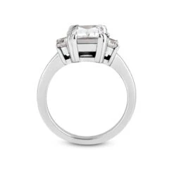 14K White Gold Diamond Three Stones Engagement Ring 0.90ct 1.6mm 17 14K White Gold Diamond Three Stones Engagement Ring 0.90ct 1.6mm -Its Hot Jewelry Shop 14k gold diamond three stones engagement ring 090ct p 24572 additional white