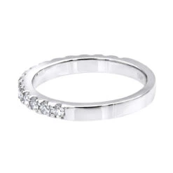 Thin 14K White Gold Diamond Unique Engagement Band 0.27ct 2.60mm 11 Thin 14K White Gold Diamond Unique Engagement Band 0.27ct 2.60mm -Its Hot Jewelry Shop 14k gold diamond unique engagement band 027ct p 23478 backwh