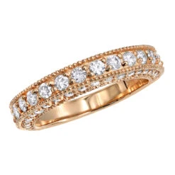 Luxurman Women's 14K Yellow Gold Diamond Unique Engagement Band 1.4ct -Its Hot Jewelry Shop 14k gold diamond unique engagement band 124ct p 23798 ro