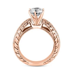 14K White Gold Diamond Unique Engagement Ring 0.84ct 6mm 17 14K White Gold Diamond Unique Engagement Ring 0.84ct 6mm -Its Hot Jewelry Shop 14k gold diamond unique engagement ring 084ct p 24114 additional rose