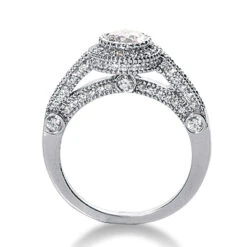 14K White Gold Diamond Unique Engagement Ring 1.23ct 19 14K White Gold Diamond Unique Engagement Ring 1.23ct -Its Hot Jewelry Shop 14k gold diamond unique engagement ring 123ct p 23777 additional white