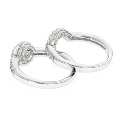 14K White Gold Diamond Unique Engagement Ring Set 0.77ct 9 14K White Gold Diamond Unique Engagement Ring Set 0.77ct -Its Hot Jewelry Shop 14k gold diamond unique engagement ring set 077ct p 23471 backwh