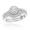 14K White Gold Diamond Unique Engagement Ring Set 0.77ct -Its Hot Jewelry Shop 14k gold diamond unique engagement ring set 077ct p 23471 wh