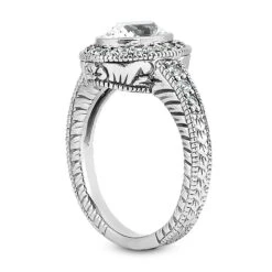 14K White Gold Diamond Unique Engagement Ring Set 1.06ct 25 14K White Gold Diamond Unique Engagement Ring Set 1.06ct -Its Hot Jewelry Shop 14k gold diamond unique engagement ring set 106ct p 23710 additional white