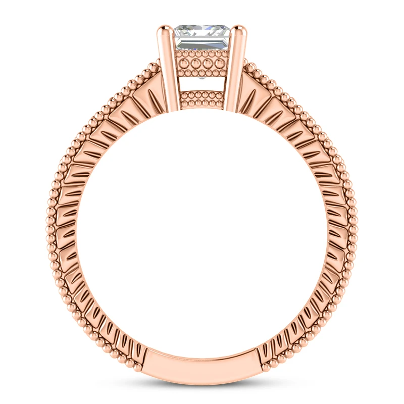 14K White Gold Diamond Vintage Engagement Ring 0.33ct 9 14K White Gold Diamond Vintage Engagement Ring 0.33ct - Image 7