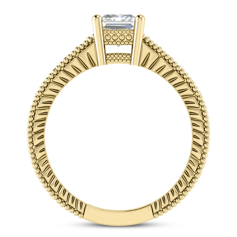 14K White Gold Diamond Vintage Engagement Ring 0.33ct 10 14K White Gold Diamond Vintage Engagement Ring 0.33ct - Image 8