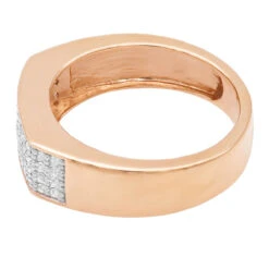 14K Black Plated Gold Diamond Wedding Bands Collection Piece .58ct -Its Hot Jewelry Shop 14k gold diamond wedding bands collection piece 58ct p 6648 backro