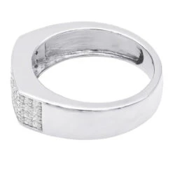 14K Black Plated Gold Diamond Wedding Bands Collection Piece .58ct -Its Hot Jewelry Shop 14k gold diamond wedding bands collection piece 58ct p 6648 backwh