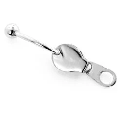 14K White Gold Diamond Zipper Belly Ring 0.13ct -Its Hot Jewelry Shop 14k gold diamond zipper belly ring 013ct p 35763 backwh