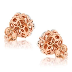 14K White Gold Earrings Round Diamond Clusters 3.5ct 11 14K White Gold Earrings Round Diamond Clusters 3.5ct -Its Hot Jewelry Shop 14k gold earrings round diamond clusters 395ct p 5912 backro