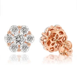 14K White Gold Earrings Round Diamond Clusters 3.5ct 10 14K White Gold Earrings Round Diamond Clusters 3.5ct -Its Hot Jewelry Shop 14k gold earrings round diamond clusters 395ct p 5912 ro