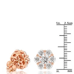 14K White Gold Earrings Round Diamond Clusters 3.5ct 12 14K White Gold Earrings Round Diamond Clusters 3.5ct -Its Hot Jewelry Shop 14k gold earrings round diamond clusters 395ct p 5912 rulerro