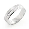 14K White Gold Embellished Wedding Band For Men -Its Hot Jewelry Shop 14k gold embellished wedding band for men 1