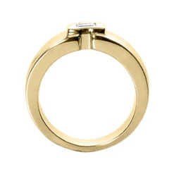 14K White Gold Emerald Cut Diamond Men's Wedding Band 0.25ct 9 14K White Gold Emerald Cut Diamond Men's Wedding Band 0.25ct -Its Hot Jewelry Shop 14k gold emerald cut diamond mens wedding band 025ct p 25551 back yellow 20220426