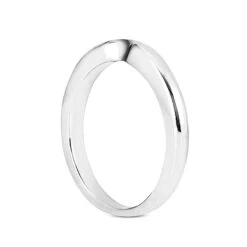 Thin 14K White Gold Wedding Ring Band 2.3mm 11 Thin 14K White Gold Wedding Ring Band 2.3mm -Its Hot Jewelry Shop 14k gold engagement ring band p 23105 back white 20220426