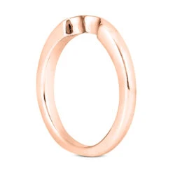 Thin 14K White Gold Engagement Ring Band 2.4mm -Its Hot Jewelry Shop 14k gold engagement ring band p 23320 back rose 20220426