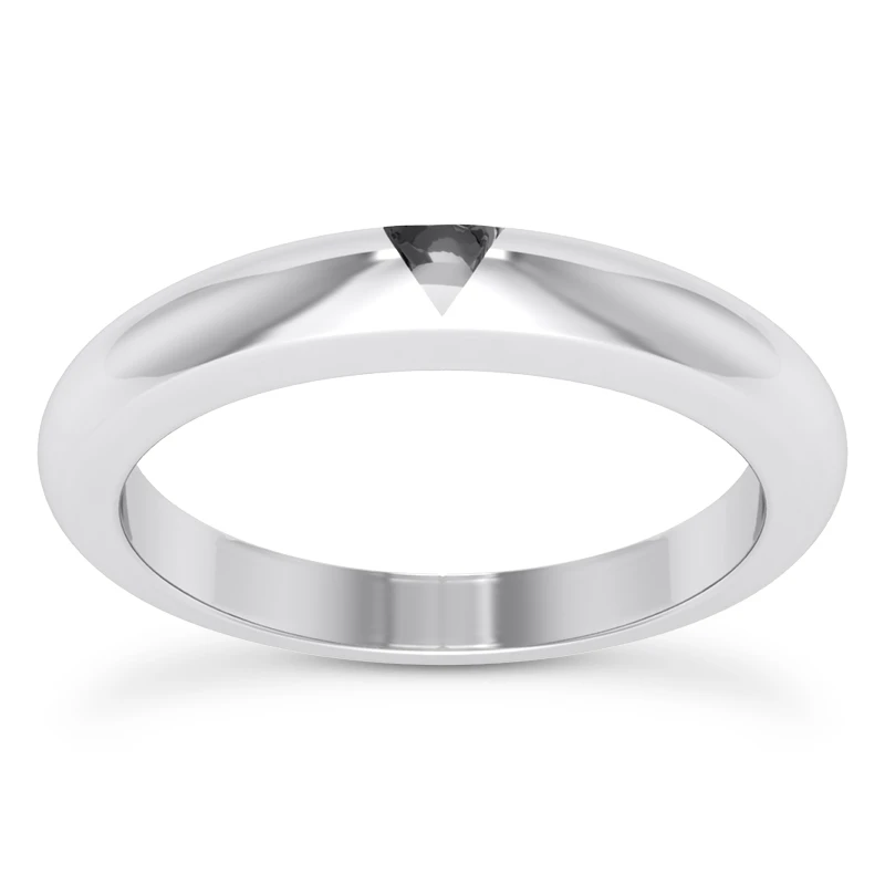 2.3mm Thin 14K White Gold Wedding Band 3 2.3mm Thin 14K White Gold Wedding Band