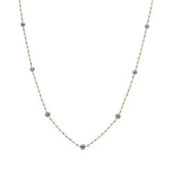 14K White Gold Faceted Black Diamond Bead Necklace Chain 25.25ct 14 14K White Gold Faceted Black Diamond Bead Necklace Chain 25.25ct -Its Hot Jewelry Shop 14k gold faceted black diamond bead necklace chain 2525ct ro