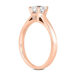 14K White Gold Four-Prong Princess Cut Solitaire Engagement Ring 0.46ct 2.4mm 13 14K White Gold Four-Prong Princess Cut Solitaire Engagement Ring 0.46ct 2.4mm -Its Hot Jewelry Shop 14k gold four prong solitaire engagement ring 046ct p 23445 back rose 20220426