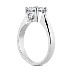 14K White Gold Four-Prong Solitaire Engagement Ring 0.87ct 11 14K White Gold Four-Prong Solitaire Engagement Ring 0.87ct -Its Hot Jewelry Shop 14k gold four prong solitaire engagement ring 087ct p 23199 back white 20220426