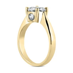 14K White Gold Four-Prong Solitaire Engagement Ring 0.87ct 12 14K White Gold Four-Prong Solitaire Engagement Ring 0.87ct -Its Hot Jewelry Shop 14k gold four prong solitaire engagement ring 087ct p 23199 back yellow 20220426