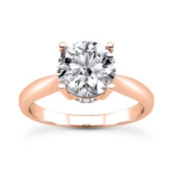 14K White Gold Four-Prong Solitaire Engagement Ring 0.87ct 10 14K White Gold Four-Prong Solitaire Engagement Ring 0.87ct -Its Hot Jewelry Shop 14k gold four prong solitaire engagement ring 087ct p 23199 rose 20220426