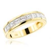 14K Yellow Gold G/VS Princess Cut Diamond Wedding Band 1.75ct -Its Hot Jewelry Shop 14k gold gvs princess cut diamond wedding band 175ct mainye