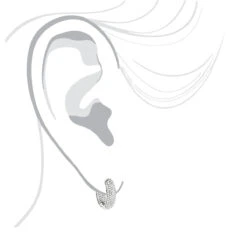 14K White Gold Huggies Small Inside Out Diamond Hoop Earrings 0.7ct 17 14K White Gold Huggies Small Inside Out Diamond Hoop Earrings 0.7ct -Its Hot Jewelry Shop 14k gold huggies small inside out diamond hoop earrings 07ct body white