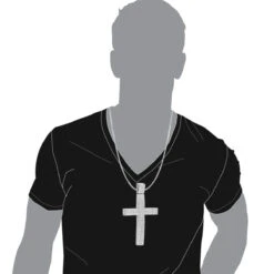 14K White Gold Iced Out Men's Diamond Cross Pendant 7.55ct -Its Hot Jewelry Shop 14k gold iced out mens diamond cross pendant 755ct p 6583 bodwh