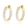 14K Yellow Gold Inside Out Channel Set Diamond Hoop Earrings 1.45ct -Its Hot Jewelry Shop 14k gold inside out channel set diamond hoop earrings 145ct ye