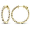 14K Yellow Gold Inside Out Diamond Hoop Earrings 1 Ct -Its Hot Jewelry Shop 14k gold inside out diamond hoop earrings 115ct p 6260 ye