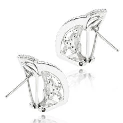 14K White Gold Ladies Diamond Earrings 1.76ct 11 14K White Gold Ladies Diamond Earrings 1.76ct -Its Hot Jewelry Shop 14k gold ladies diamond earrings 176ct p 40480 backwh